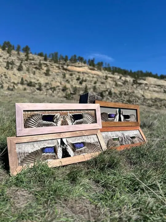 Four duck boards, four finishes